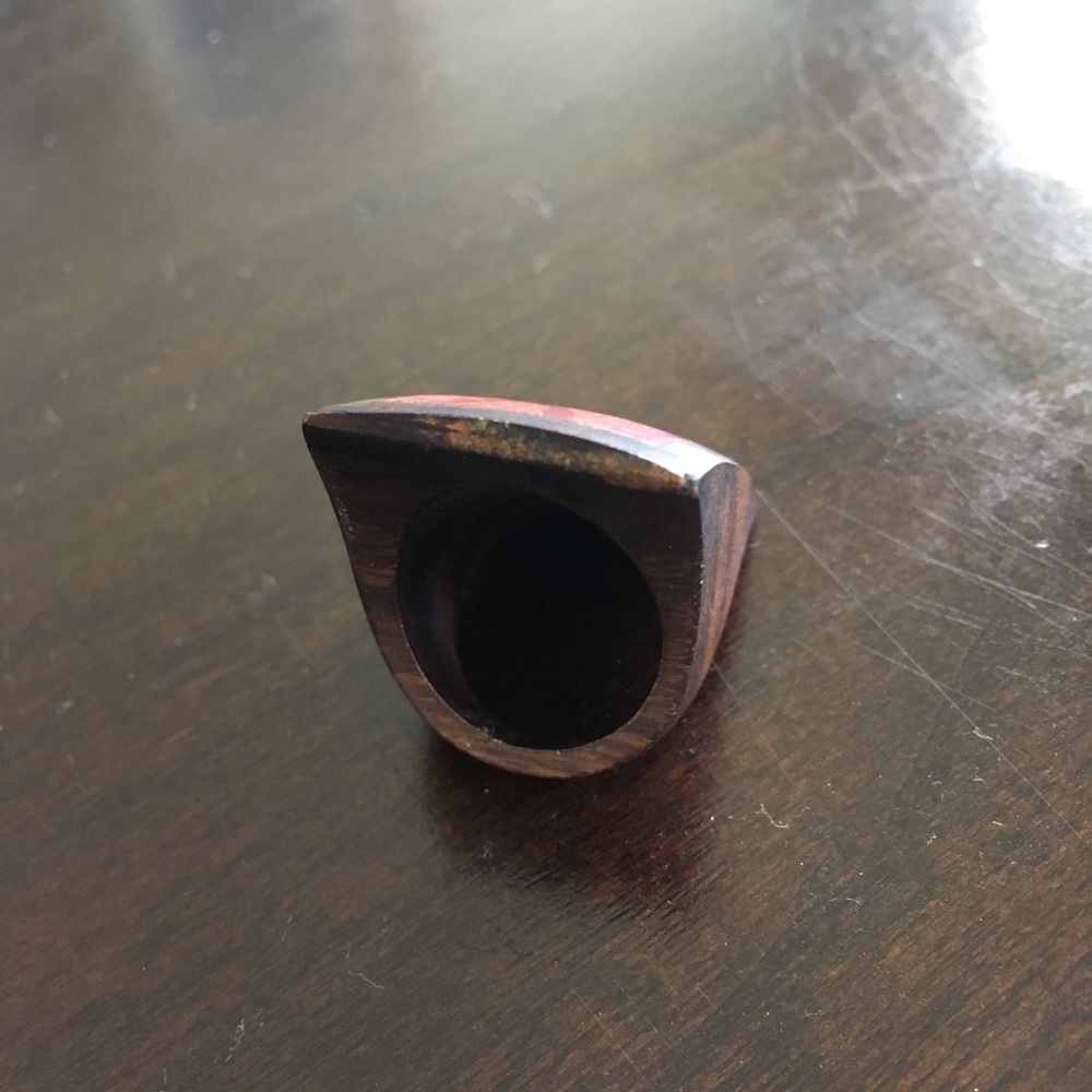 Awesome Ring handmade wooden size 7.5 - Picture 4 of 4